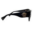 Load image into Gallery viewer, Versace Black / Silver Medusa Logo Cat Eye Sunglasses 4297