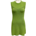 Load image into Gallery viewer, Jill Sander Green Sleeveless Ribbed Knit Dress