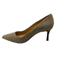 Load image into Gallery viewer, Manolo Blahnik Natural Pointed Toe Linen Pumps