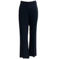 Load image into Gallery viewer, Valentino Navy Blue Silk Trousers