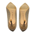 Load image into Gallery viewer, Manolo Blahnik Natural Pointed Toe Linen Pumps