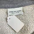 Load image into Gallery viewer, Dries Van Noten Grey / Silver Ring Detail Long Sleeved Cotton Sweatshirt Dress
