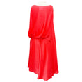 Load image into Gallery viewer, Lanvin Coral Draped Sleeveless Jersey Midi Dress