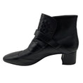 Load image into Gallery viewer, Bottega Veneta Black Intrecciato Detail Leather Ankle Boots