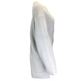 Load image into Gallery viewer, Dries Van Noten Grey / Silver Ring Detail Long Sleeved Cotton Sweatshirt Dress
