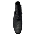 Load image into Gallery viewer, Bottega Veneta Black Intrecciato Detail Leather Ankle Boots