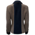 Load image into Gallery viewer, Chanel Blue / Tan Wool Knit Blazer
