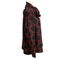 Load image into Gallery viewer, Valentino Black / Red Logo Print Silk Blouse