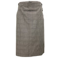 Load image into Gallery viewer, Courreges Beige / Brown Houndstooth Plaid Skirt