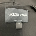 Load image into Gallery viewer, Giorgio Armani Black Draped Long Sleeved Jersey Midi Dress