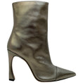 Load image into Gallery viewer, Alexandre Birman Pewter Metallic Leather Myra 100 Boots