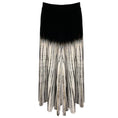 Load image into Gallery viewer, Proenza Schouler Black Multi Velvet Maxi Skirt