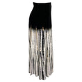 Load image into Gallery viewer, Proenza Schouler Black Multi Velvet Maxi Skirt