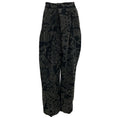 Load image into Gallery viewer, Dries Van Noten Black Bead Embellished Crepe Dress Pants