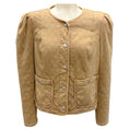 Load image into Gallery viewer, Veronica Beard Tan Sierra Camilla Quilted Jacket