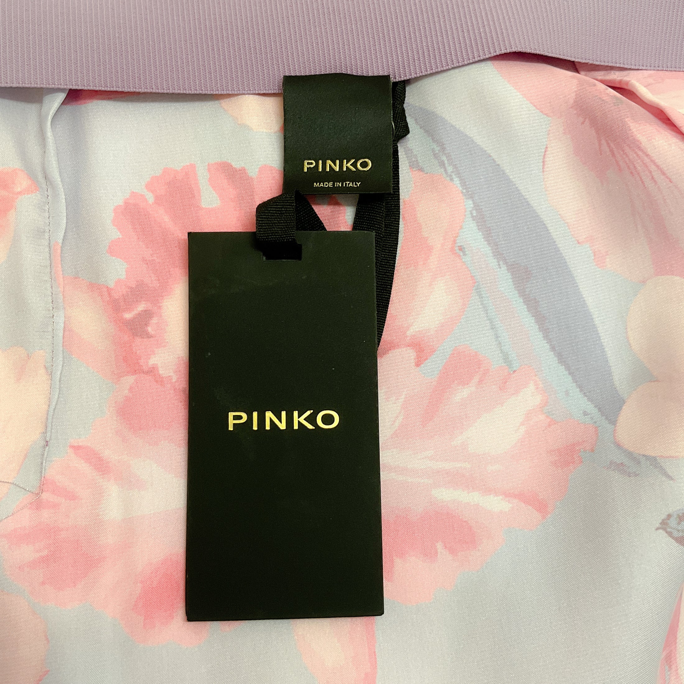 Pinko Pink / Purple Multi Floral Midi Skirt