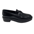 Load image into Gallery viewer, Chanel Black 2024 CC Logo Heart Classic Shiny Calfskin Moccasins / Loafers