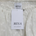Load image into Gallery viewer, MISA Los Angeles White Dot Tiered Cassandra Maxi Dress