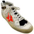 Load image into Gallery viewer, Golden Goose Deluxe Brand White / Orange Mid Star Sneakers
