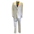 Load image into Gallery viewer, Christopher John Rogers Ivory Multi Three-Piece Linen Suit Set