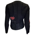 Load image into Gallery viewer, Paco Rabanne Black Multi Floral Printed Double Breasted Silk Blazer