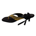 Load image into Gallery viewer, Tamara Mellon Tan / Brown Snakeskin Print and Suede Sandals with Elegant Wrap Design