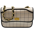 Load image into Gallery viewer, Chanel Beige / Black Mademoiselle Single Flap Bag