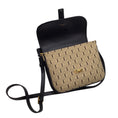 Load image into Gallery viewer, Saint Laurent Beige / Black Leather Trimmed Small Le Monogramme Canvas Satchel Crossbody Bag

