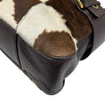 Load image into Gallery viewer, Dolce & Gabbana Y2K Brown / White Pony Hair Satchel