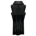 Load image into Gallery viewer, Lafayette 148 New York Black Reversible Calf Hair and Leather Toggle Vest