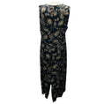 Load image into Gallery viewer, Co Black Multi Shell Print Sleeveless Midi Dress