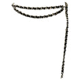 Load image into Gallery viewer, Chanel Vintage 1996 Black Leather Chain Belt