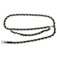 Load image into Gallery viewer, Chanel Vintage 1996 Black Leather Chain Belt