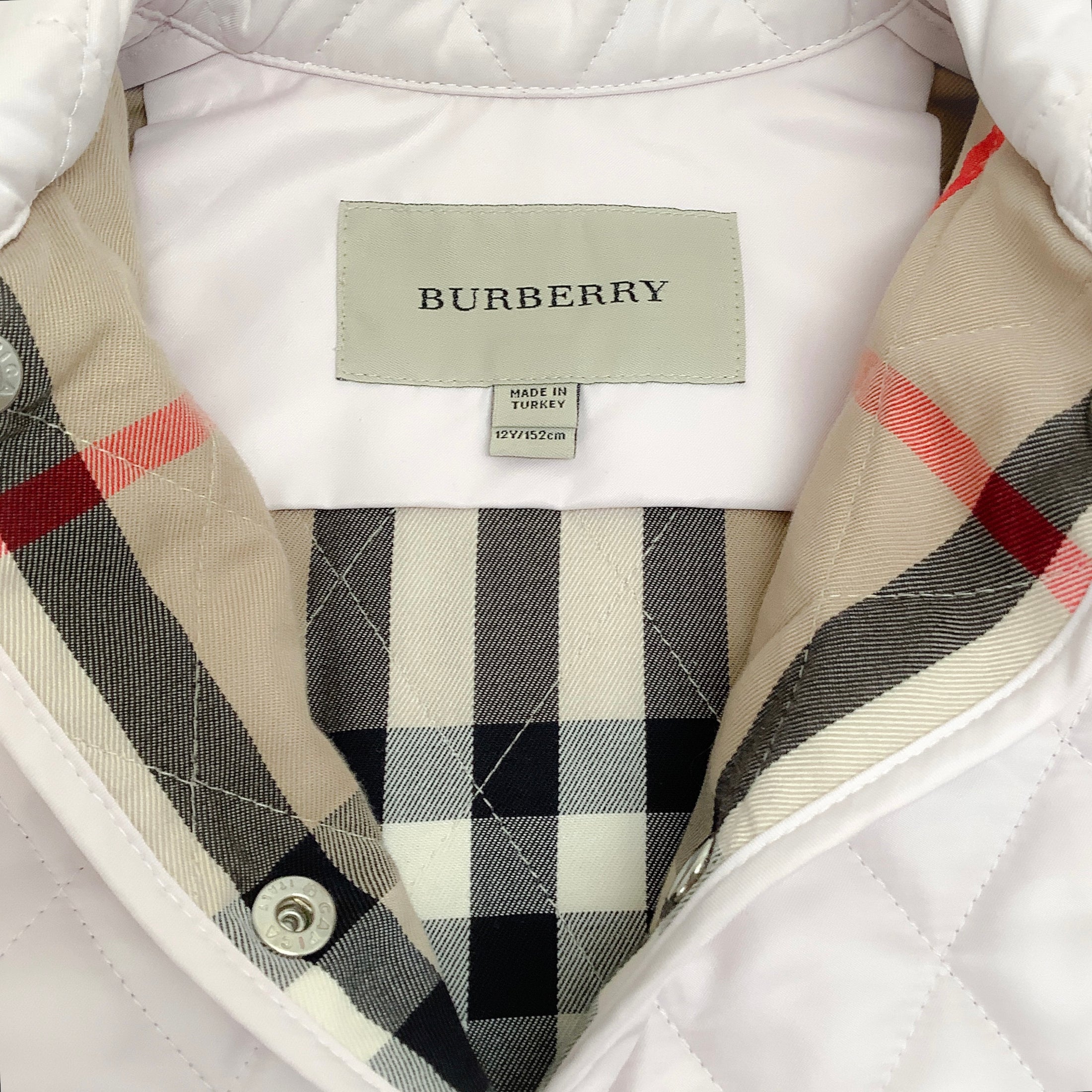 Children's Burberry Lilac Quilted Jacket