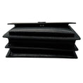Load image into Gallery viewer, Saint Laurent Black Calfskin Leather Medium Sunset Shoulder Bag