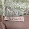 Load image into Gallery viewer, Angel Sanchez Lime / Beige Lace Overlay Cocktail Dress
