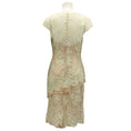 Load image into Gallery viewer, Angel Sanchez Lime / Beige Lace Overlay Cocktail Dress