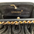 Load image into Gallery viewer, Chanel Vintage 1980's Black Nappa Leather Frame Bag with Chain Detail