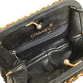 Load image into Gallery viewer, Chanel Vintage 1980's Black Nappa Leather Frame Bag with Chain Detail