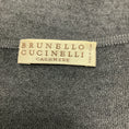 Load image into Gallery viewer, Brunello Cucinelli Navy Boatneck Cashmere Silk Lightweight Sweater