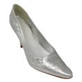 Load image into Gallery viewer, Maison Margiela Silver Metallic Crinkled Leather Pumps