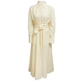 Load image into Gallery viewer, Scanlan Theodore Cream Cotton Maxi Shirt Dress with Belt