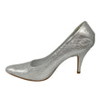 Load image into Gallery viewer, Maison Margiela Silver Metallic Crinkled Leather Pumps