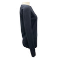Load image into Gallery viewer, Brunello Cucinelli Navy Boatneck Cashmere Silk Lightweight Sweater