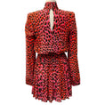 Load image into Gallery viewer, Zadig & Voltaire Rose Leopard Silk Ryde Dress