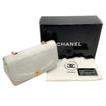 Load image into Gallery viewer, Chanel Vintage 1989-1991 White Leather Diana Shoulder Bag
