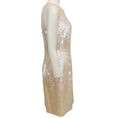 Load image into Gallery viewer, Carmen Marc Valvo Pink Iridescent Paillettes Sleeveless Dress