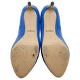Load image into Gallery viewer, Gucci Cobalt Blue Leather Horsebit Pumps