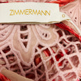 Load image into Gallery viewer, Zimmermann Pink Multi Azalea Ikat Wavelength Embroidered Mini Dress