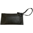 Load image into Gallery viewer, Akris Dark Green Ostrich Leather Wristlet